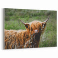 Highland Cow Rustic Wall Art - Cozy Farmhouse Nature Decor for Homes