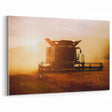 Combine Harvester Rustic Wall Art - Farmhouse Country Decor for Homes