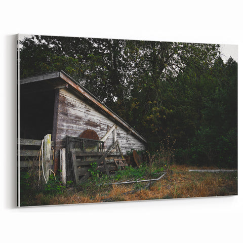 Weathered Barn Rustic Wall Art - Farmhouse Country Decor for Homes