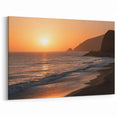 Sunset Beach Paintings - Coastal California Photography of Santa Monica