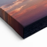 Santa Monica Sunset Art - Serene Ocean View with Colorful Clouds