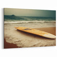 Santa Monica Beach Art - Serene Surfboard Coastal Photography Print