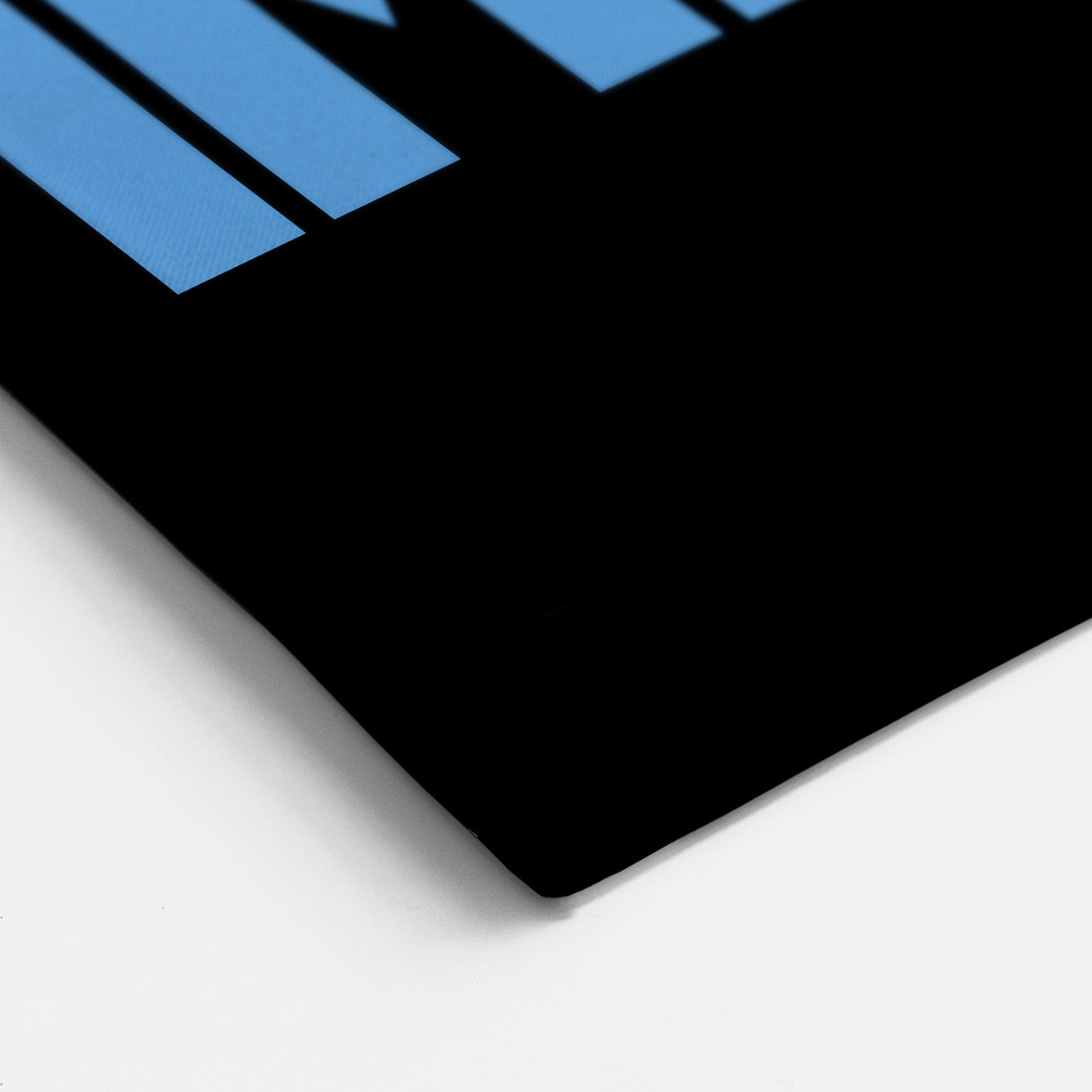 Santa Monica Typography Art - Bold Geometric Coastal Wall Decor