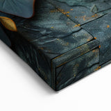 Glamorous Gold and Green Floral Wall Art – Luxury Nature-Inspired Decor