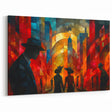 Glam Abstract Cityscape Wall Art – Chic Modern Glamorous Decor