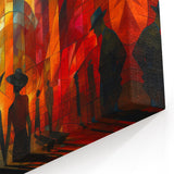 Glam Abstract Cityscape Wall Art – Chic Modern Glamorous Decor