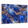 Luxurious Blue & Gold Marble Art – Elegant Glam Wall Art for Modern Spaces