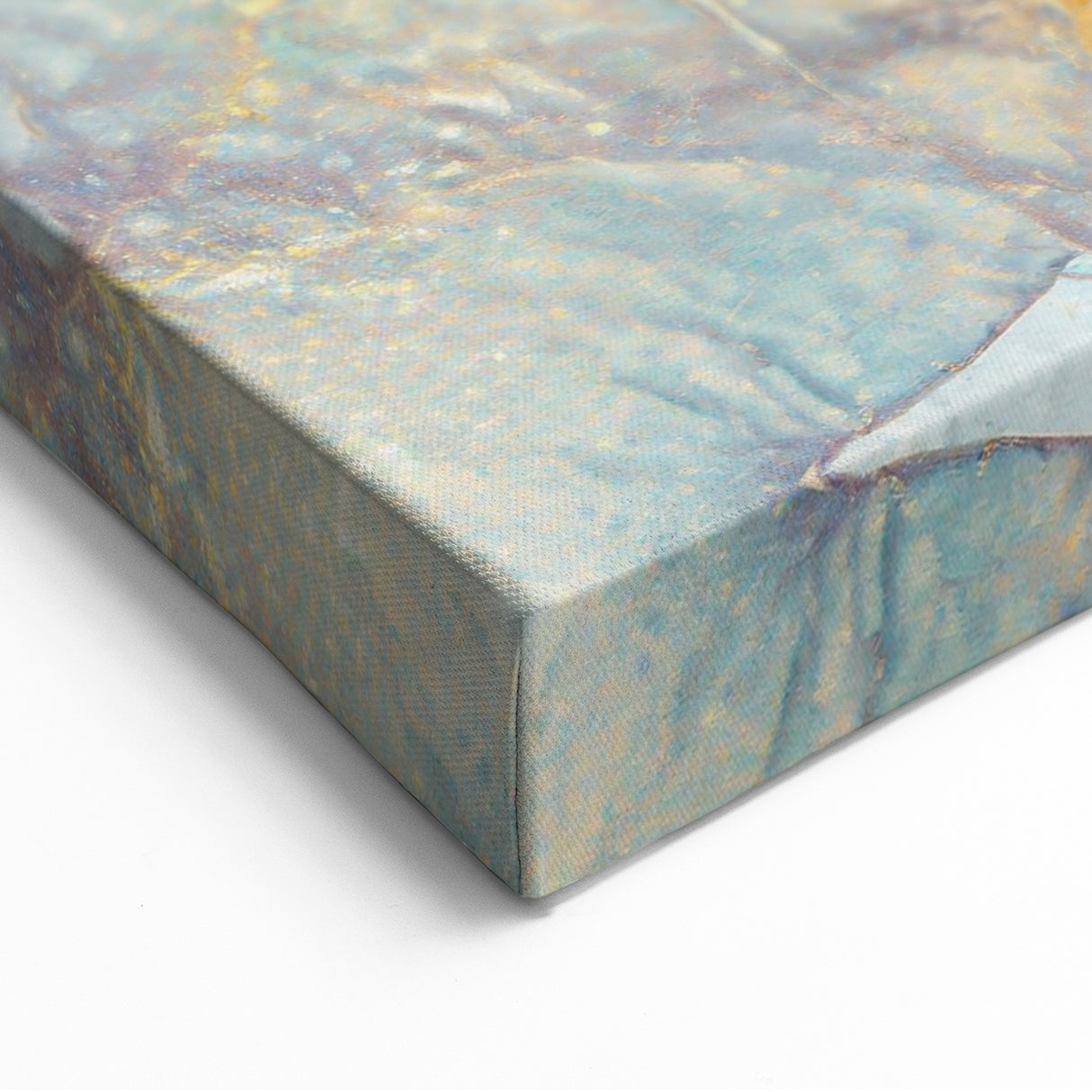 Teal & Gold Marble Abstract Art – Luxurious Glam Wall Décor Statement