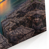 Glacier National Park Wall Art – Scenic Montana Wilderness Sunset Print