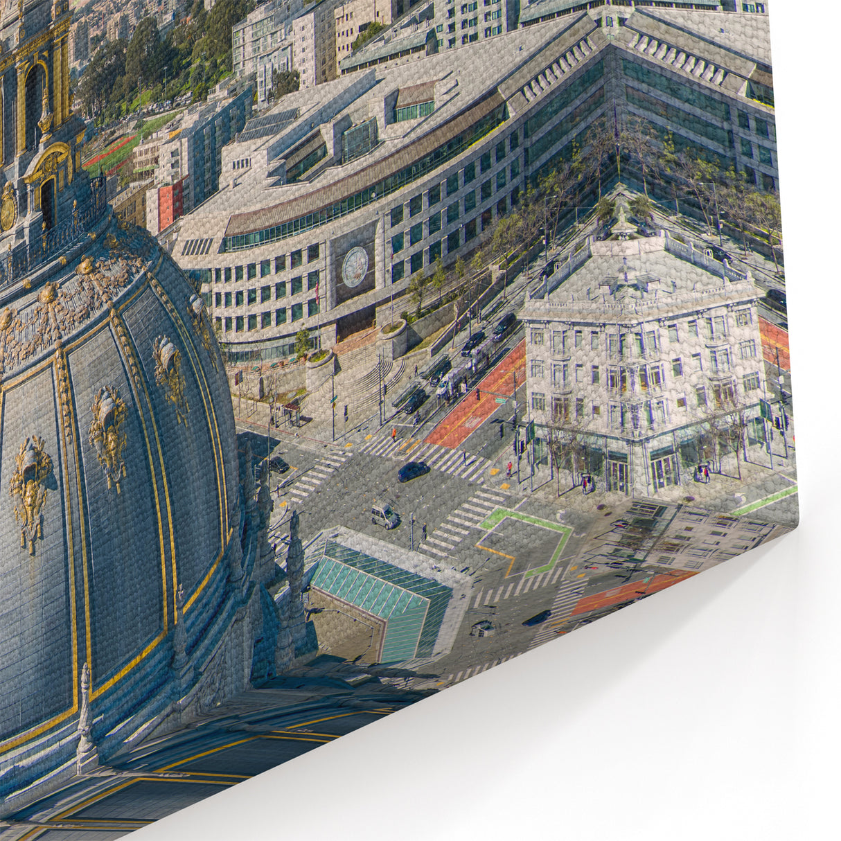 City Hall Wall Art California Sunset - Framed San Francisco Photography