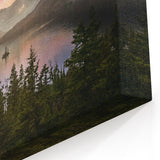 National Park Art Prints – Glacier National Park Wilderness Sunset View