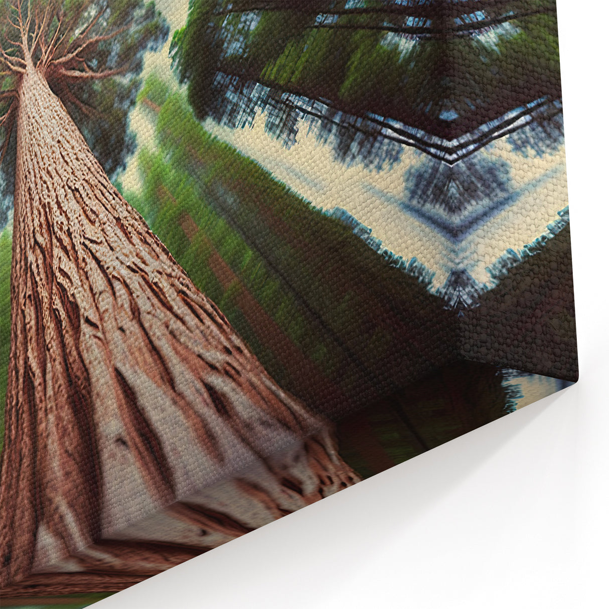 Majestic Sequoia Landscape – Vibrant Forest Photography Canvas Art