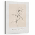 Minimalist Floral Wall Art – Simple Botanical Sketch Art for Modern Decor