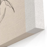 Minimalist Floral Wall Art – Simple Botanical Sketch Art for Modern Decor