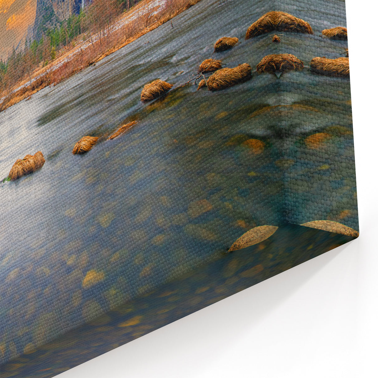 Yosemite Valley Wall Art – El Capitan and Bridalveil Falls Sunset Print