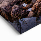 Sierra Nevada Canvas Art - Tranquil Lake and Mountain Reflection