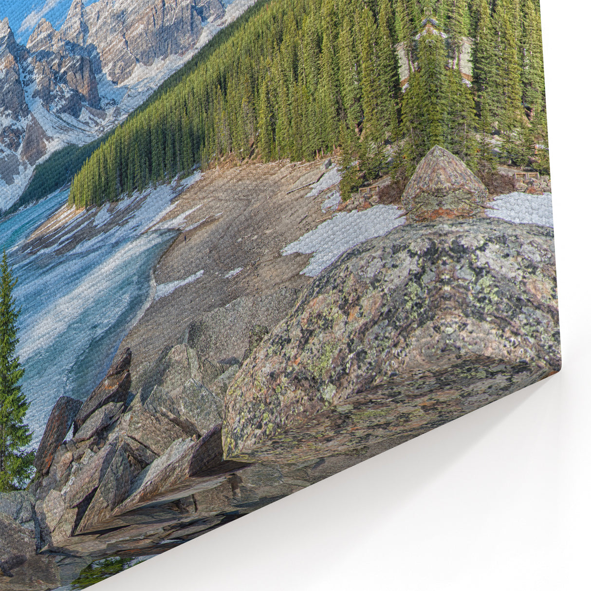 Wilderness Photography – Glacier National Park Snow-Capped Mountain Art