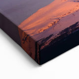 Sierra Nevada Scenic Paintings - Full Moon Over Snowy Mountains