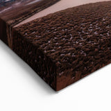 Sierra Nevada Canvas Art - Sunset Over Snowy Mountain Landscape