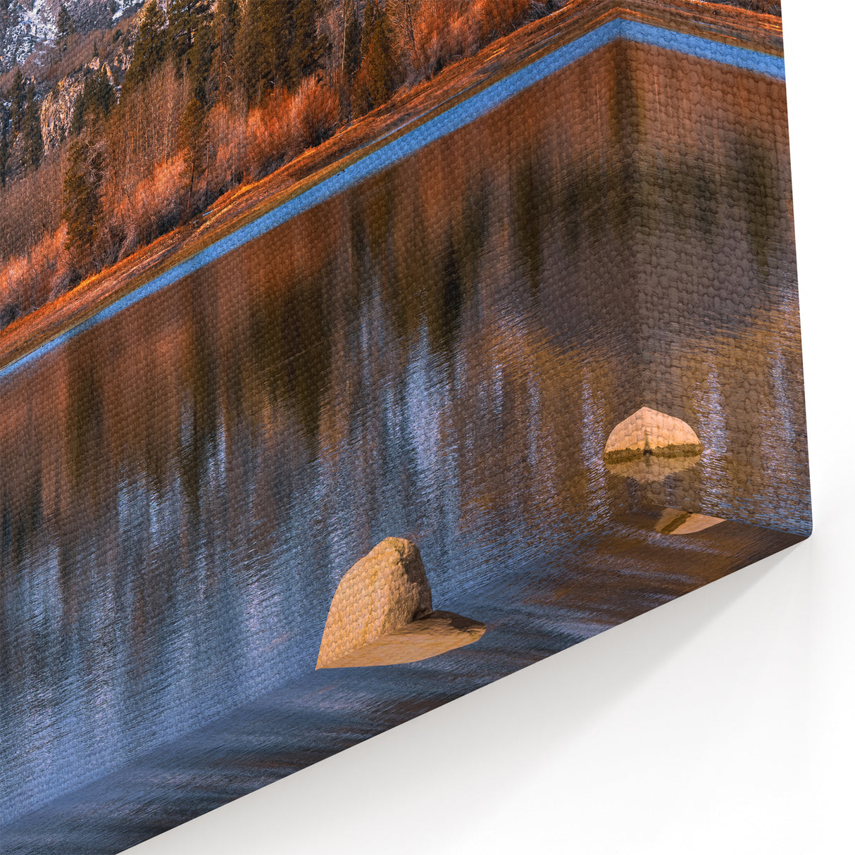 Sierra Nevada Landscape Prints - Calm Lake and Mountain Reflection Art