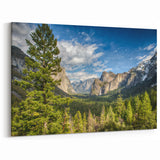 Yosemite National Park Wall Art – El Capitan & Half Dome Canvas Print