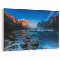 Yosemite National Park Wall Art – El Capitan Sunset & River Scene Print
