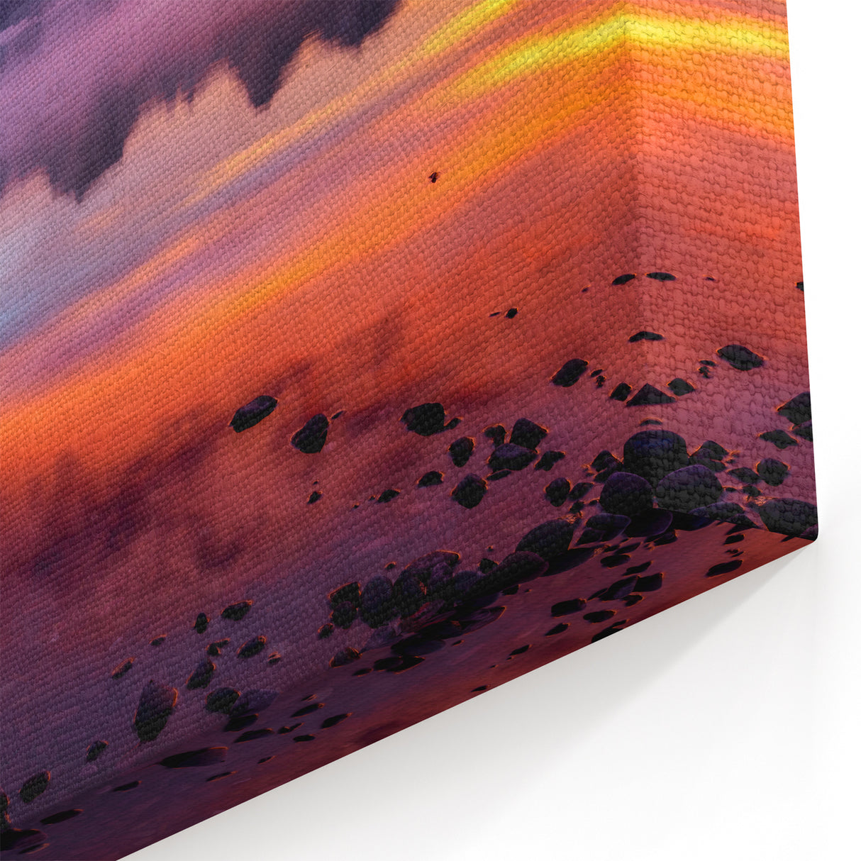 Montana Photography Art - Colorful Mountain Reflections at Sunset