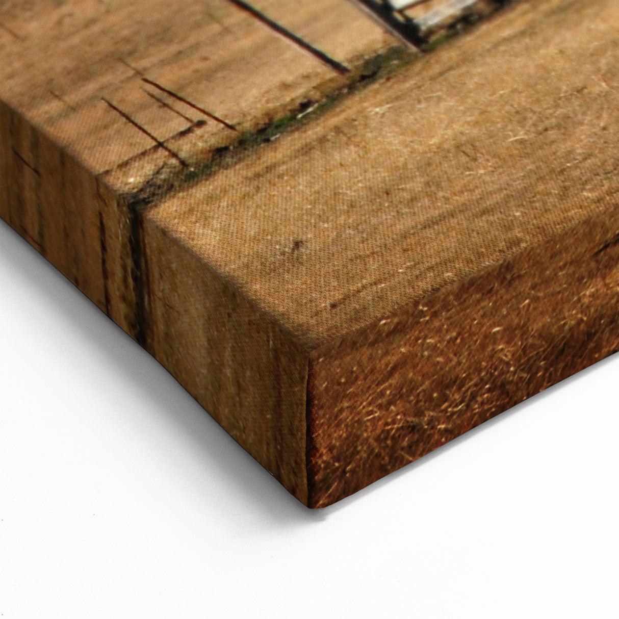 Framed Montana Landscapes - Rustic Barn and Snowy Mountain Backdrop