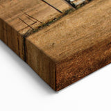 Framed Montana Landscapes - Rustic Barn and Snowy Mountain Backdrop