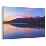 Montana Nature Prints - Serene Lake and Snow-Capped Mountains at Dusk