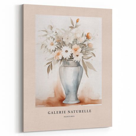 Minimalist Floral Vase Art – Elegant Botanical Wall Art for Modern Decor