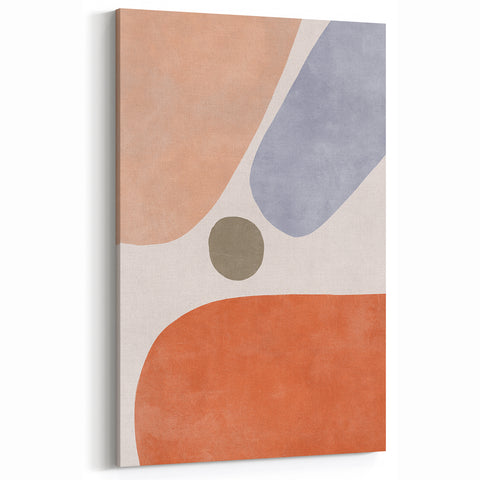 Mid Century Modern Geometric Art - Retro Minimalist Abstract Print