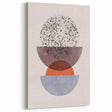 Mid Century Modern Geometric Art - Retro Minimalist Circle Print - Vintage