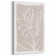 Mid Century Modern Floral Wall Art - Minimalist Line Art - Vintage Style