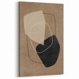 Mid Century Modern Abstract Art - Minimalist Geometric Retro Wall Decor