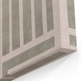 Mid Century Modern Geometric Abstract Art - Minimalist Retro Striped Decor