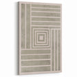Mid Century Modern Geometric Striped Art - Minimalist Abstract Wall Decor