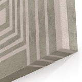 Mid Century Modern Geometric Striped Art - Minimalist Abstract Wall Decor