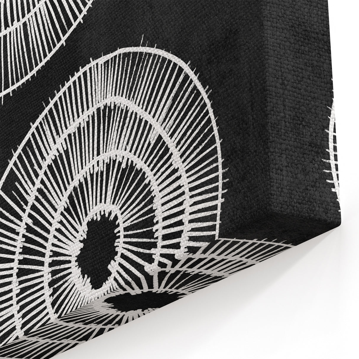 Mid Century Modern Art | Black and White Geometric Wall Decor | Retro Print