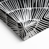 Mid Century Modern Art | Black and White Geometric Wall Decor | Retro Print