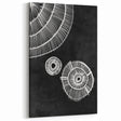 Mid Century Modern Art | Black and White Geometric Wall Decor | Retro Design