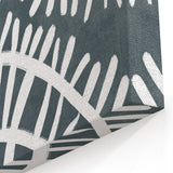 Mid Century Modern Art – Geometric Retro Abstract Print in Minimalist Style