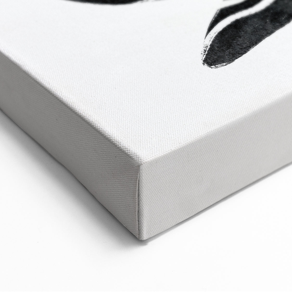 Mid Century Modern Art – Retro Abstract Fish Wall Decor in Black & White