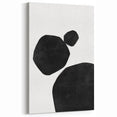 Mid Century Modern Art – Minimalist Geometric Wall Decor in Black & White
