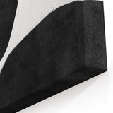 Mid Century Modern Art – Minimalist Geometric Wall Decor in Black & White