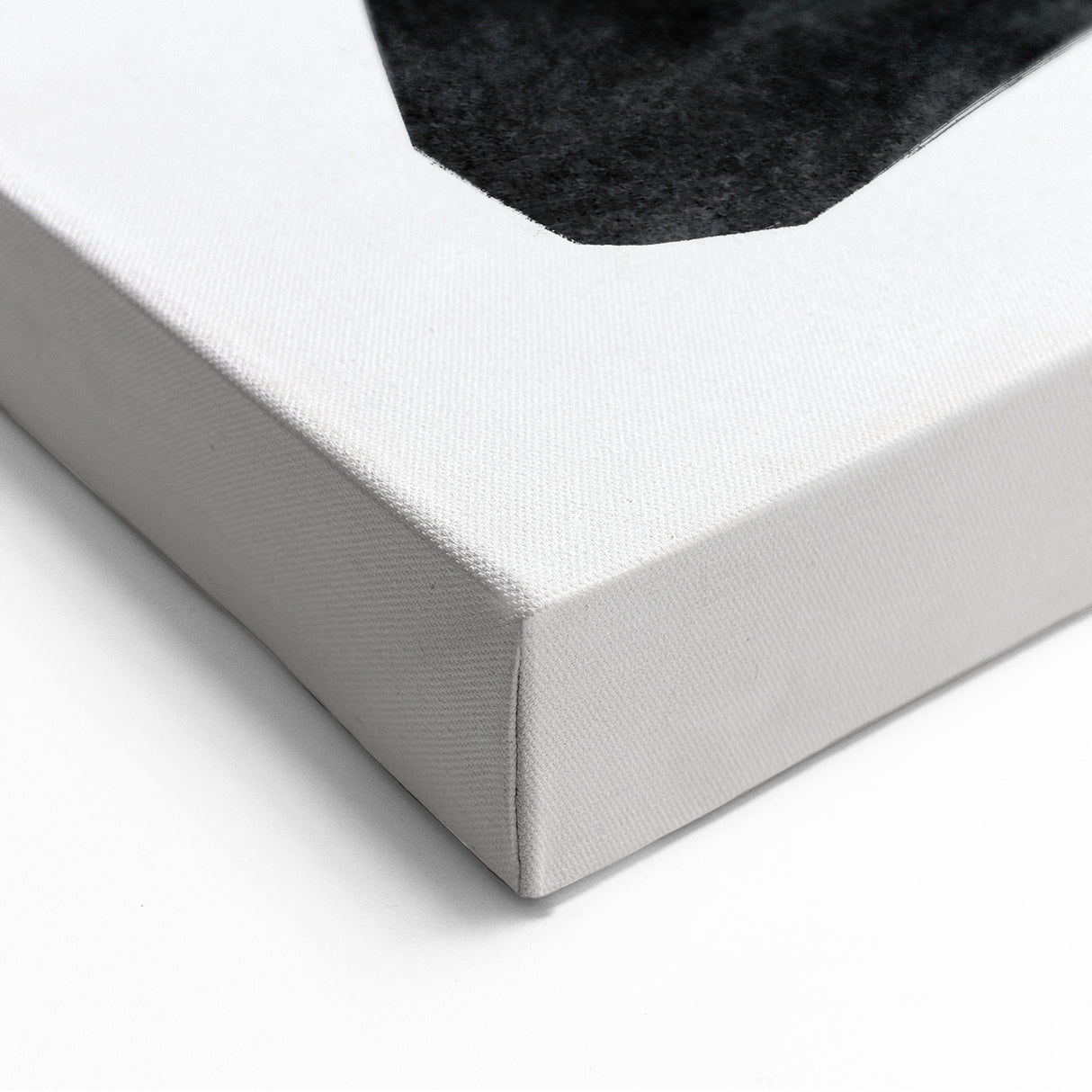 Mid Century Modern Art – Minimalist Abstract Geometric Shapes in Black & White