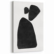Mid Century Modern Art – Minimalist Abstract Shapes in Black & White