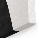 Mid Century Modern Art – Minimalist Abstract Shapes in Black & White