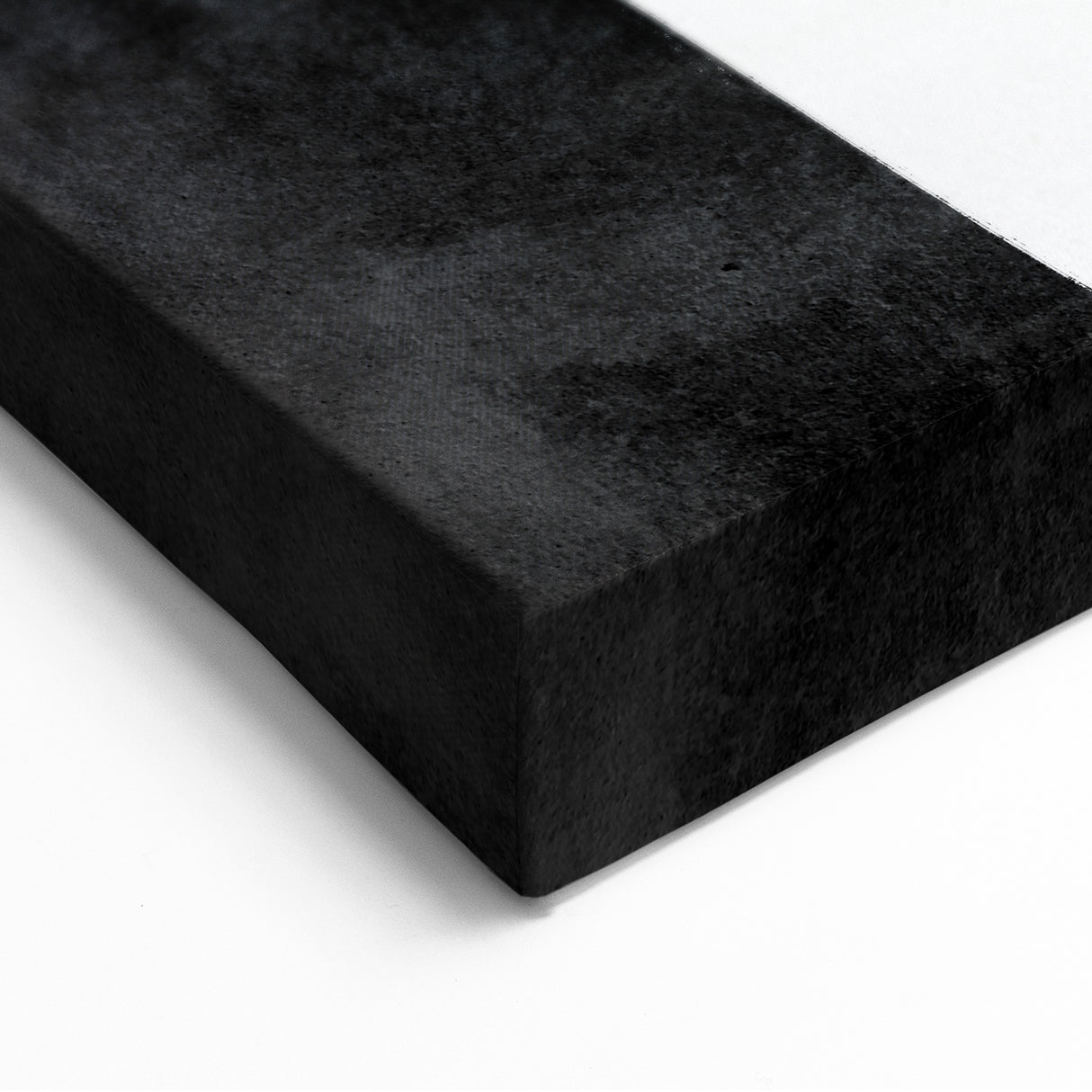 Mid Century Modern Art – Minimalist Black Geometric Shapes in White