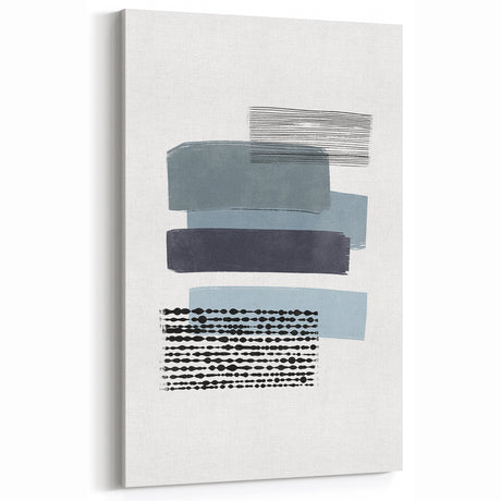 Mid Century Modern Art - Minimalist Retro Geometric Wall Decor - Abstract